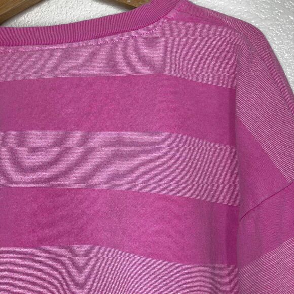 Vintage Fresh Produce Sweater Womens Medium Striped Tulip Floral Pullover USA - Picture 12 of 13
